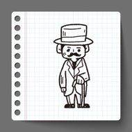gentleman doodle N2