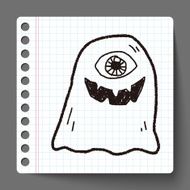 ghost doodle N21