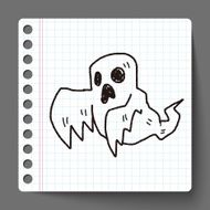 ghost doodle N22