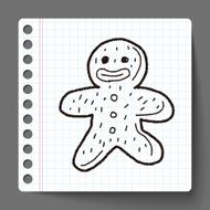 gingerbread man doodle N7