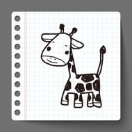 giraffe doodle N3