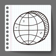 globe doodle N21