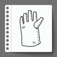 gloves doodle N2
