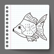 Goldfish doodle N2