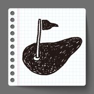 golf green doodle N2