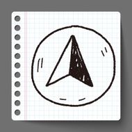 GPS arrow doodle N3