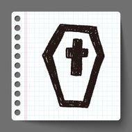 grave doodle drawing N11