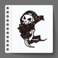 Grim Reaper doodle N4