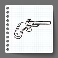 gun doodle N16