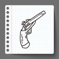 gun doodle N17