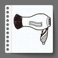 Hair dryer doodle N7