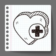 heart like doodle N4
