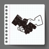 handshake doodle N2