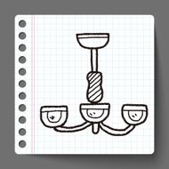 hanging lamp doodle N2