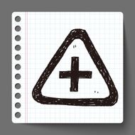 hospital sign doodle N3