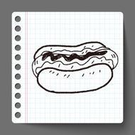 hot dog doodle N4