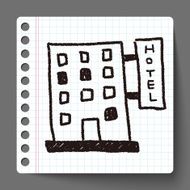 hotel doodle drawing N4