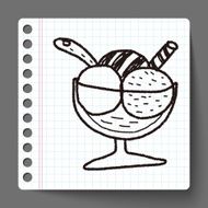ice cream doodle drawing N12