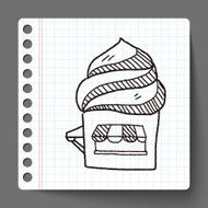 ice cream store doodle N3