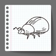 insect doodle N14