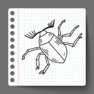 insect doodle N15
