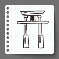 Japan Arch doodle N2