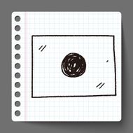 Japan flag doodle N2