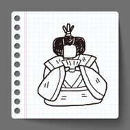 Japanese queen doodle N2