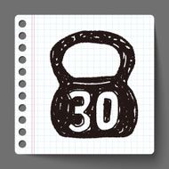 kettlebell doodle N2