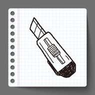 knife doodle N12