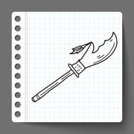knife doodle N20