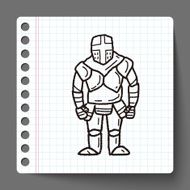 knight doodle N5