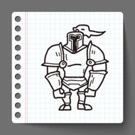knight doodle N7