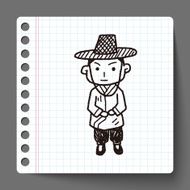 Korea man doodle N2