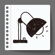 lamp doodle drawing N9