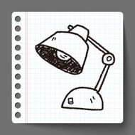 lamp doodle drawing N11