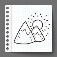 landscape doodle N2