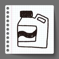 Laundry detergent doodle drawing N3