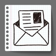 letter doodle drawing N3