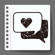 love talk doodle