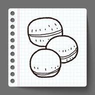 macaron doodle N6