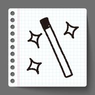 Magic Wand doodle drawing N3