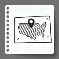 map location doodle N14