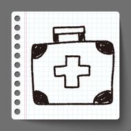 medicine case doodle drawing N3