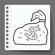 money bag doodle N2