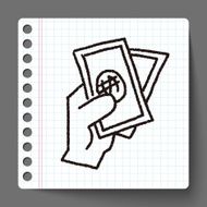 money doodle drawing N6