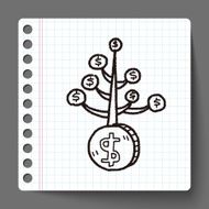 money tree doodle N2