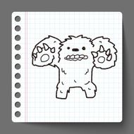 monster doodle N22