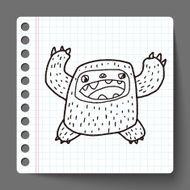 monster doodle N24