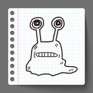 monster doodle N25